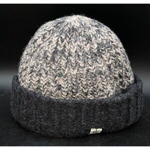 Nirvanna Designs Soft Wool Beanie Fleece Lined Dusty Pink Grey Black Nepal